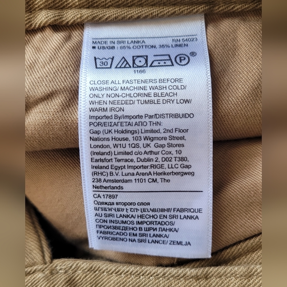 Gorgeous Utilitarian Khaki Heritage Explorer Pants Sz 16 - Picture 9 of 9